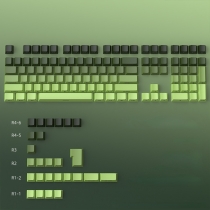 Matcha 104+30 Keys OEM Profile PBT Doubleshot Side Legends Keycaps Set for MX Keyboard